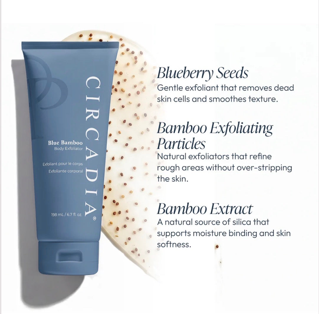 Circadia Blue Bamboo Body Exfoliator