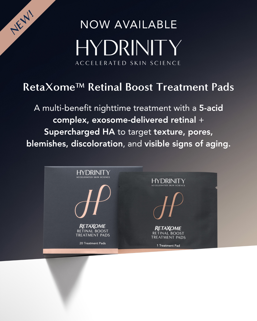 Hydrinity Retaxome Retinal Boost Treatment Pads